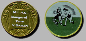 Inaugural Medallion from 1977. (12469 Bytes)